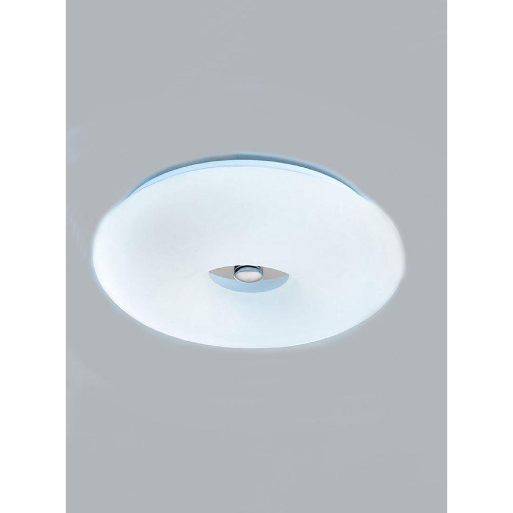 C5710 3 Light Satin Opal Glass Flush Bathroom Ceiling Light