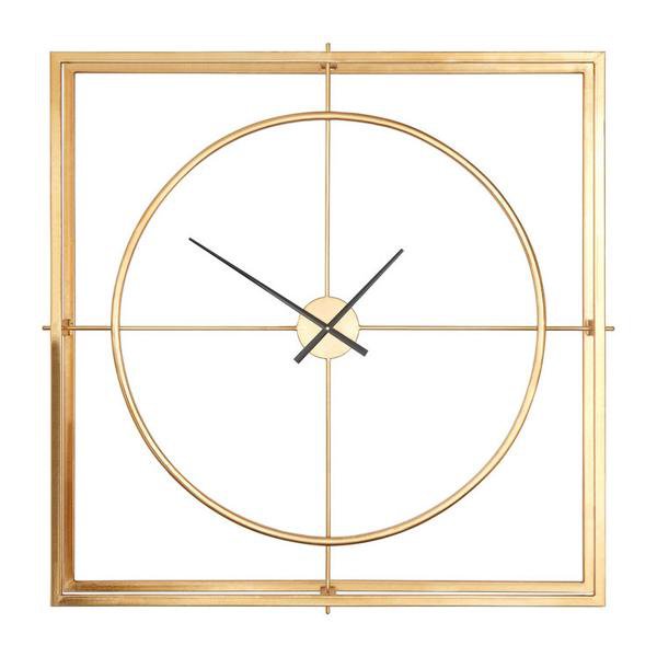 Teddy's Collection Theo Gold Finish Wall Clock