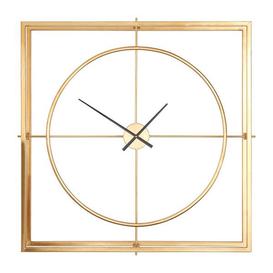 Teddy's Collection Theo Gold Finish Wall Clock
