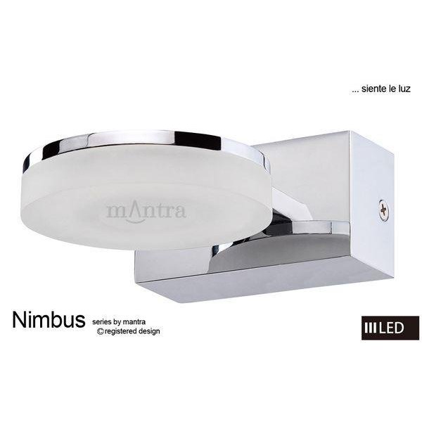 M8190 Nimbus LED 1 Light Wall Light in Polished Chrome