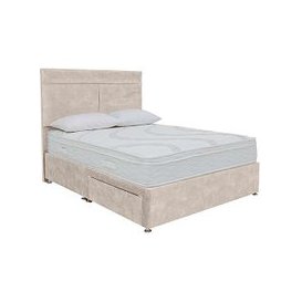 Sleep Story - Latex 3400 Divan Set with Continental Drawers - Small Double - Lace Ivory