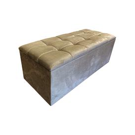 image-Cube Wood Storage Bench