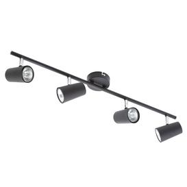 Chobham 4 Light Adjustable Ceiling Spotlight Bar - Black