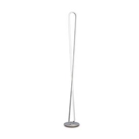 M5987 Bucle LED Floor Light In Silver