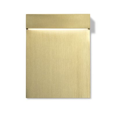 Real Matter Outdoor wall light - / LED by Flos Gold/Metal