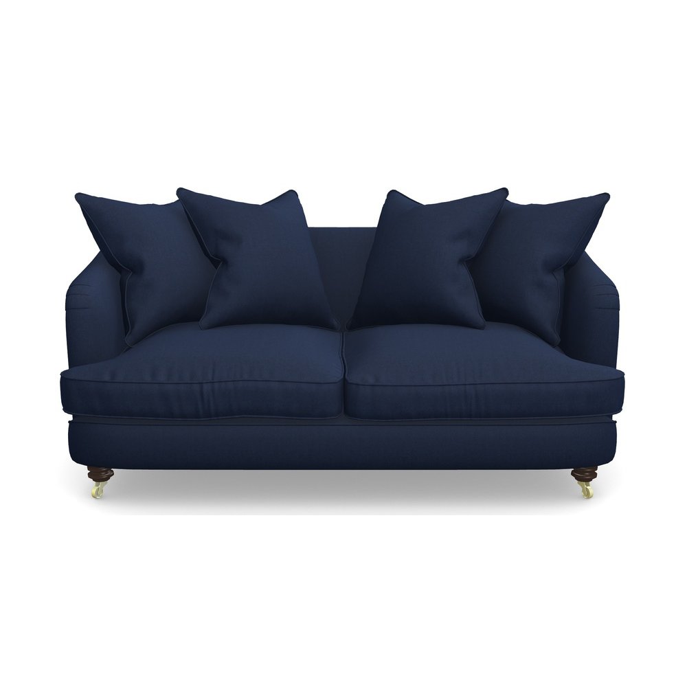 Helmsley 2.5-Seater in Clever Matt Velvet- Dark Blue
