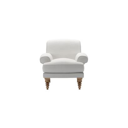 Saturday Armchair in Alabaster Brushed Linen Cotton - sofa.com