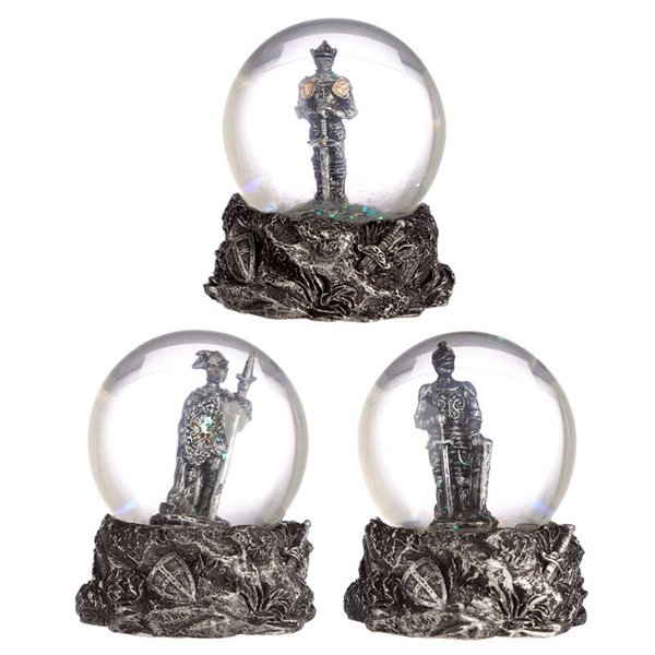 Collectable Knight Snow Globe (1 Random Supplied)