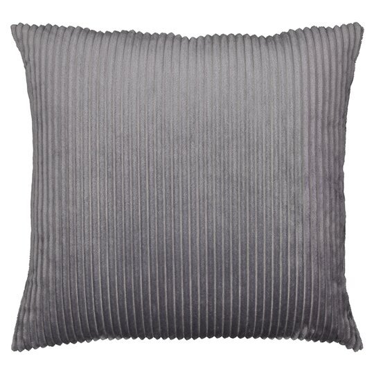 Tesco Jumbo Cord Cushion Dark Grey