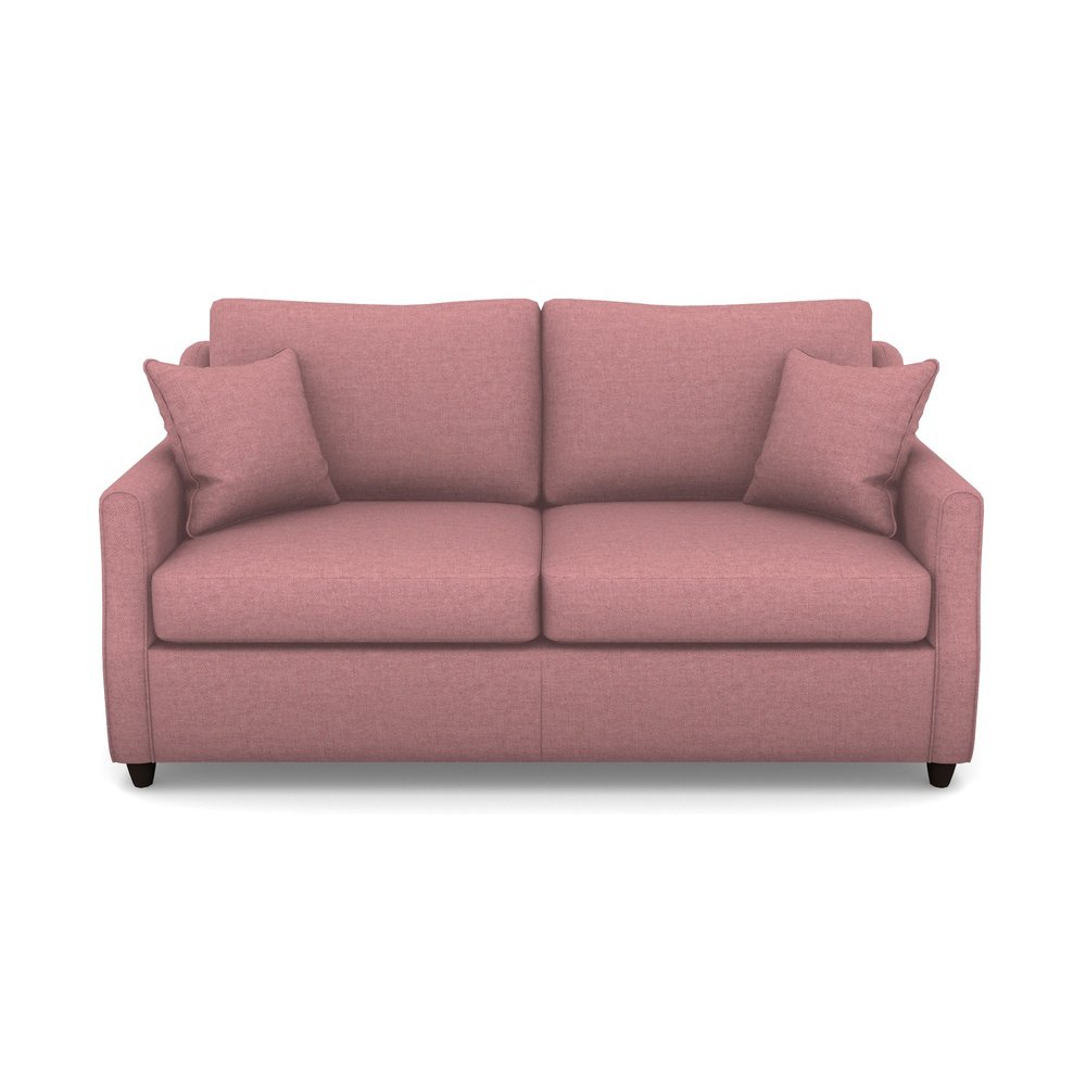 Gower 3 Seater Sofabed in Easy Clean Plain- Rosewood