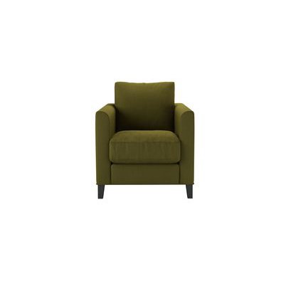 Izzy Armchair in Royal Fern Brushed Linen Cotton - sofa.com