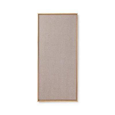 Scenery Memo board - / L 45 x H 100 cm - Oak & cork covered with fabric by Ferm Living Natural wood