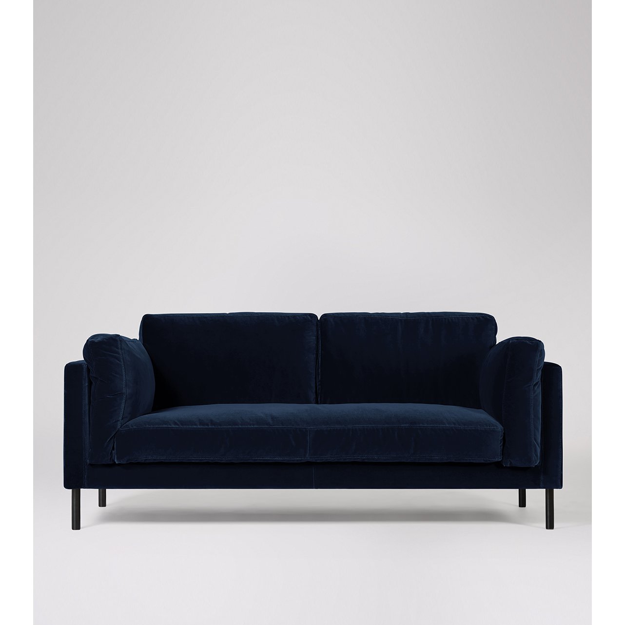 Swoon - Munich - Two-Seater Sofa - Dark Blue - Easy Velvet