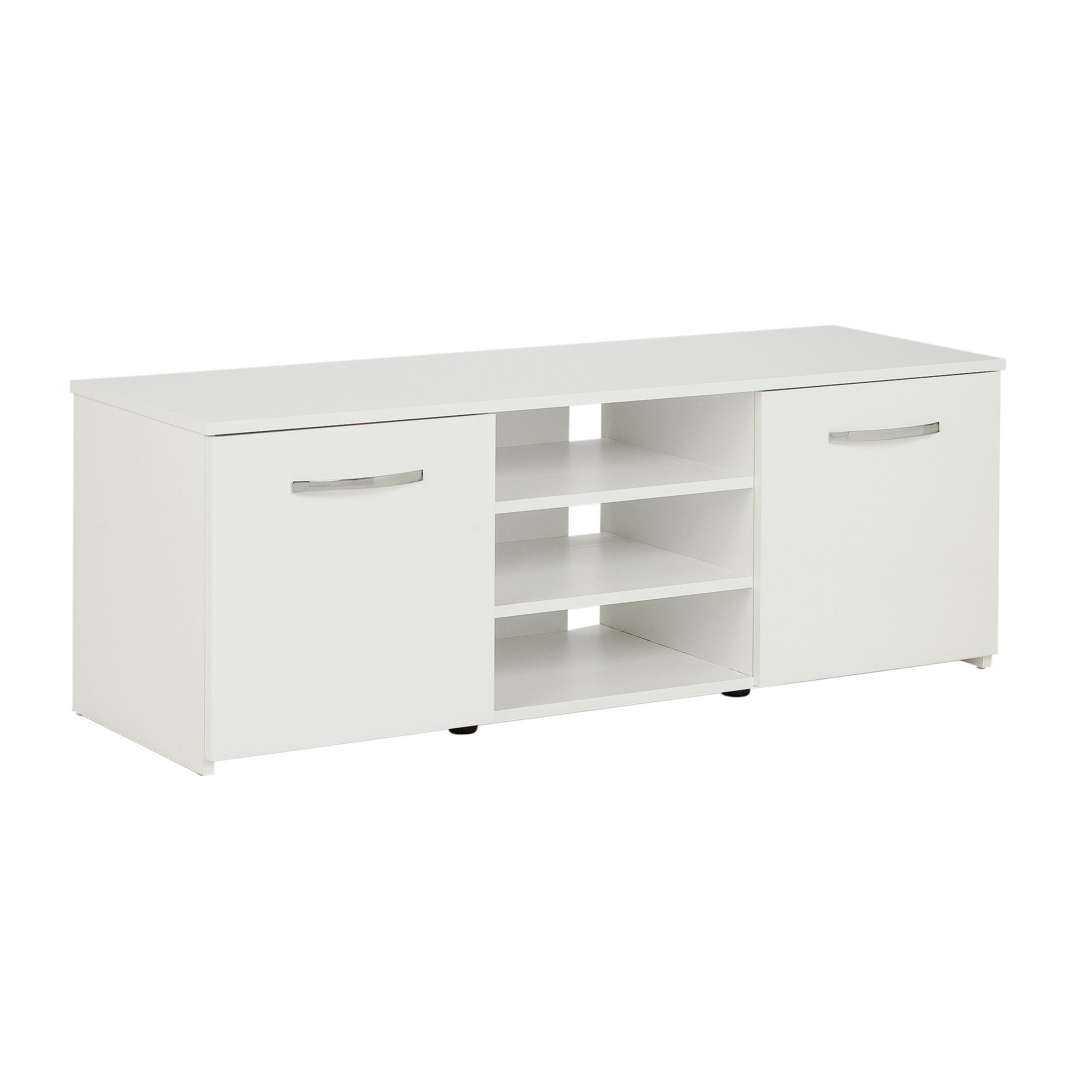 Habitat Hayward 2 Door Small TV Unit White Gloss by Argos
