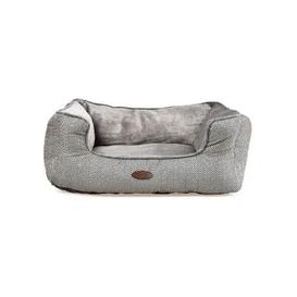Wensum Plush Soft Pet Bed Grey Medium