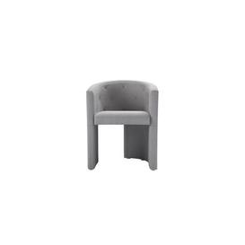 image-Coco Dining Chair in Cobble Brushed Linen Cotton - sofa.com
