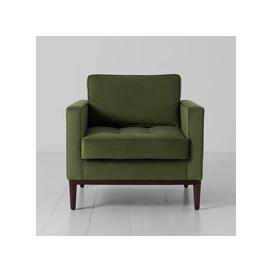 Swyft Armchair in a Box Model 02 Velvet Armchair - Teal