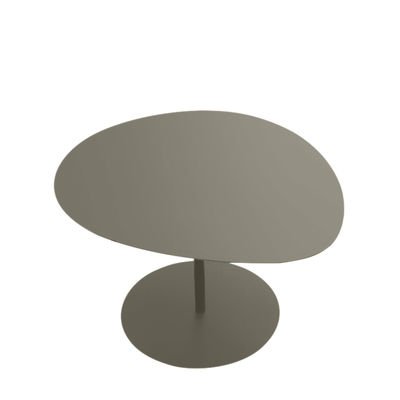 Galet n°3 OUTDOOR Coffee table - / OUTDOOR - 57 x 64 cm - H 37.5 cm by Matière Grise Brown