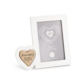 image-Resin Single Picture Frame in White