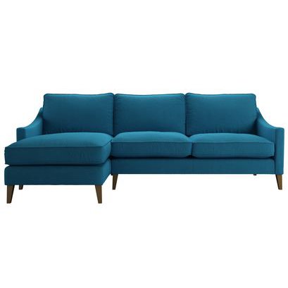 Iggy Medium LHF Chaise Sofa in Marina Brushed Linen Cotton - sofa.com