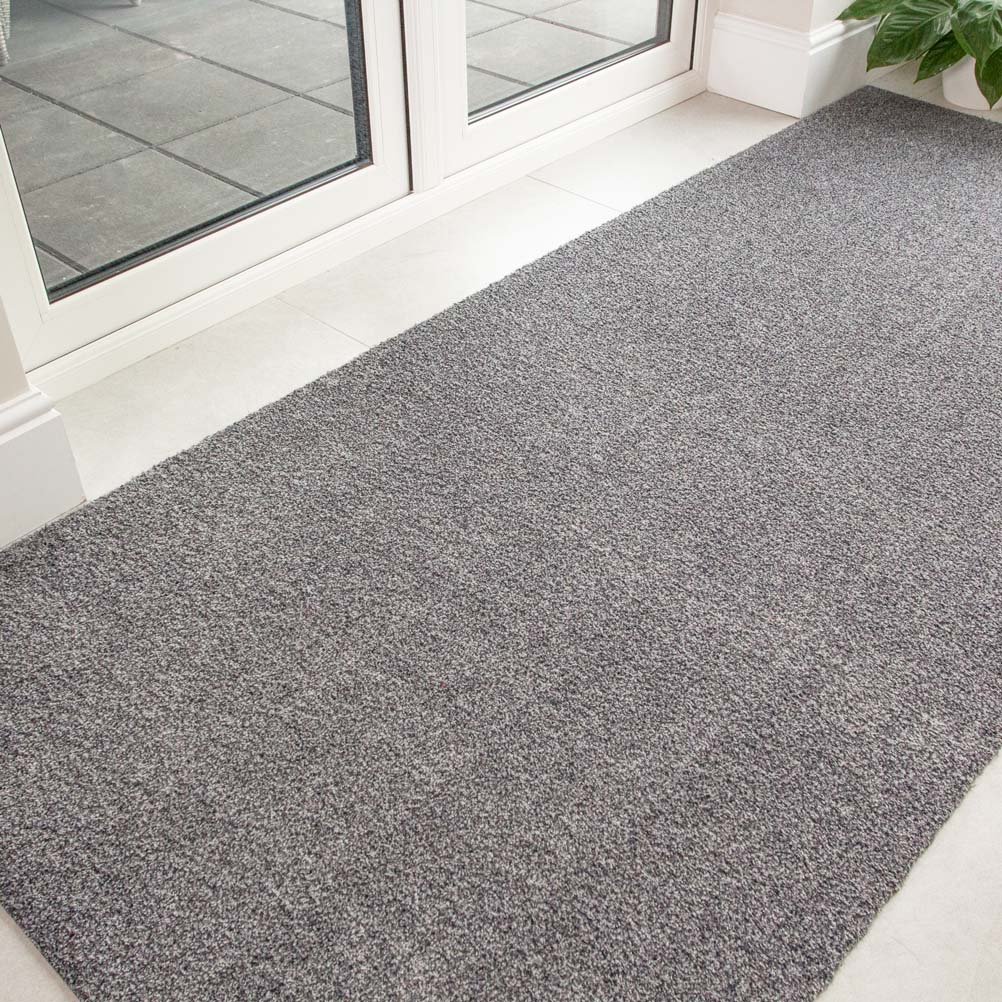 Silver Grey Durable Eco-Friendly Washable Mats - Hunter - Cut to Measure