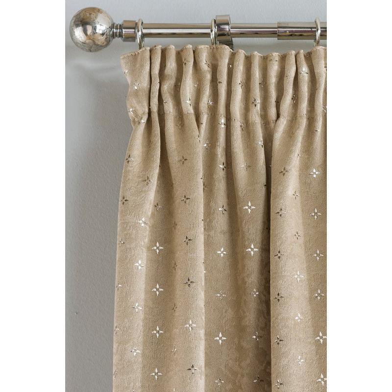 Star Thermal Pencil Pleat Blockout Curtains