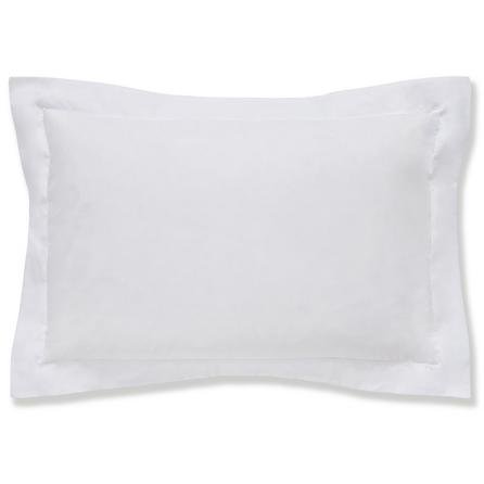 Cotton Rich Sateen Oxford Pillowcase White