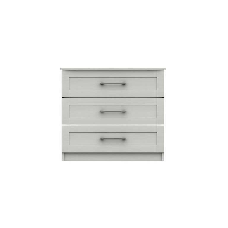 London Bedrooms - Fenchurch 3 Drawer Chest - White