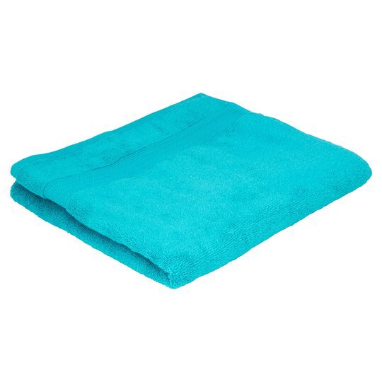 Tesco Supersoft Cotton Hand Towel Aqua