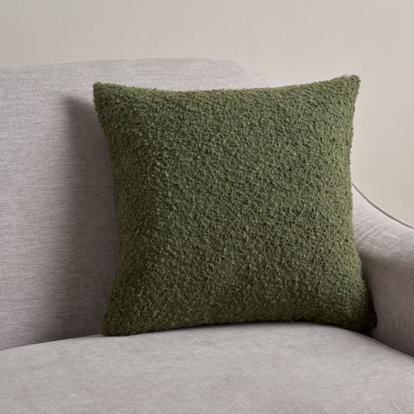 Boucle Cushion Green