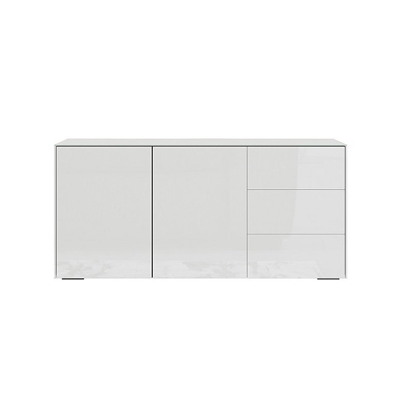 Lexa Smart 2 Door 3 Drawer Sideboard - White