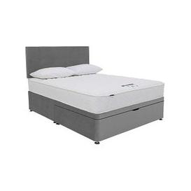 Silentnight - Eco Firm Half Ottoman Divan Set with 2 Drawers - King Size - Luxury Silver
