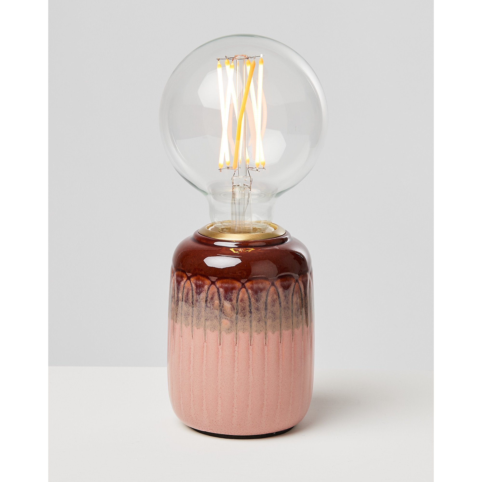 Mahina Pink Ceramic Desk & Table Lamp
