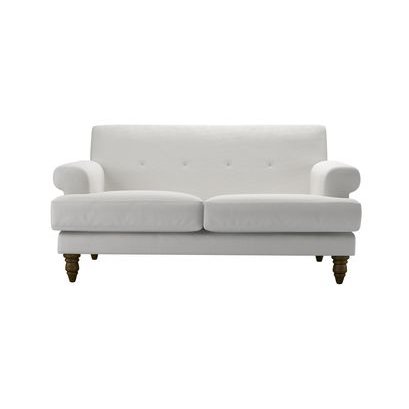Remy 2 Seat Sofa in Alabaster Brushed Linen Cotton - sofa.com