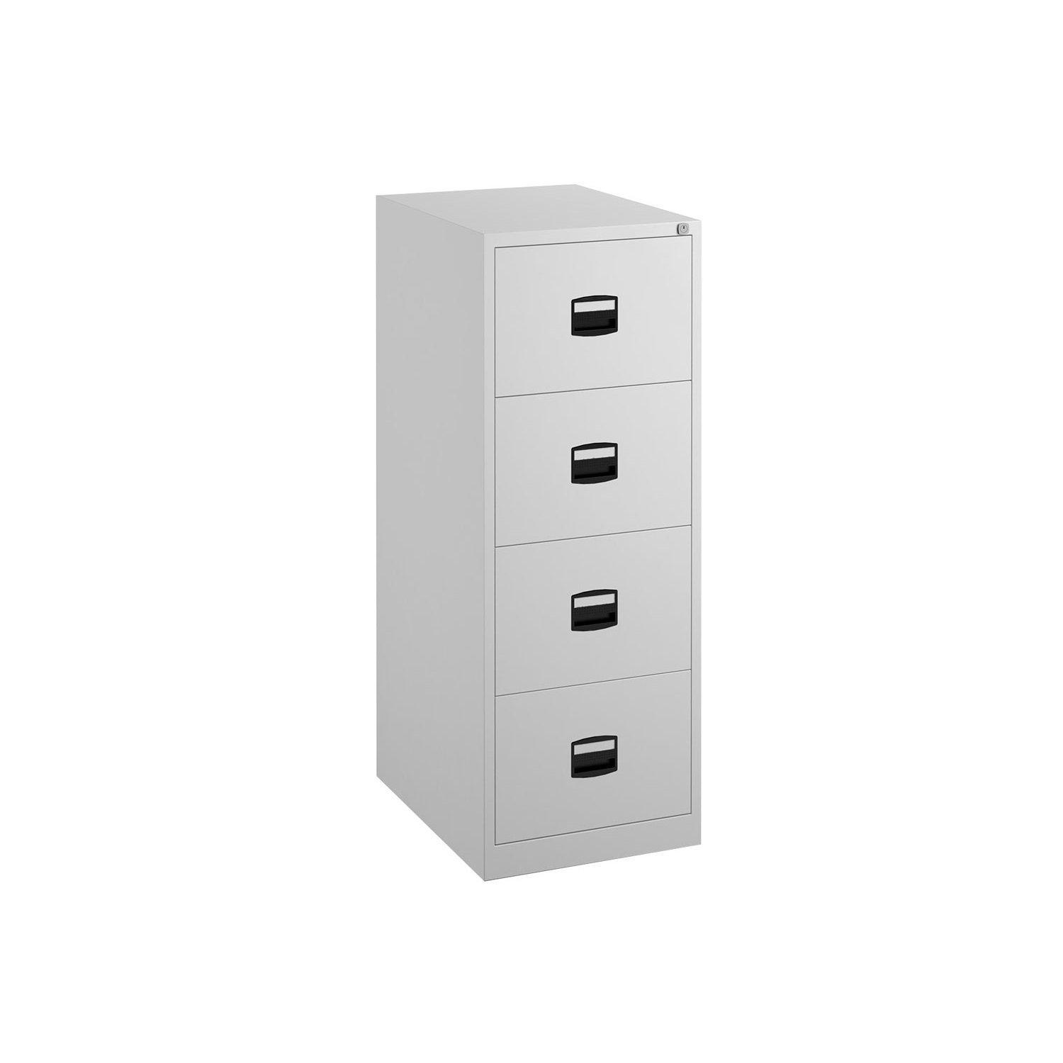 Bisley Economy Filing Cabinet (Central Handle), White