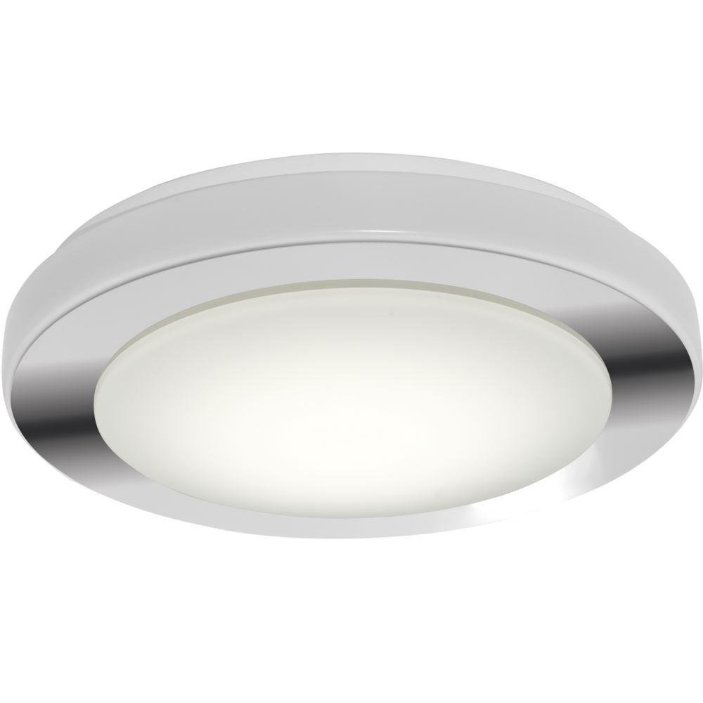 Eglo 95283 LED Carpi Bathroom Wall/Ceiling Light In Chrome - Dia: 385mm