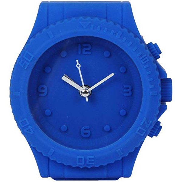 Just 4 Kids Silicone Mantel Clock - Blue Watch Style