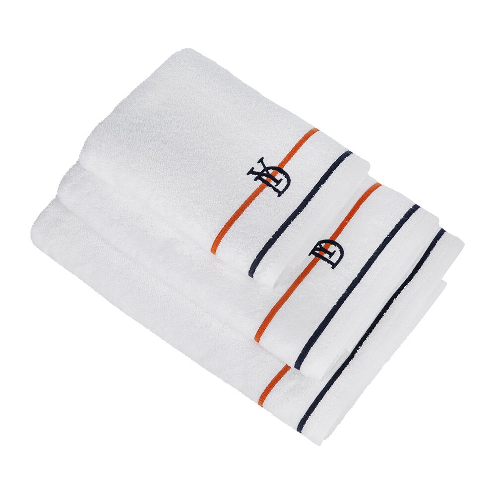 Yves Delorme - Dyade Organic Cotton Towel - White - Hand Towel