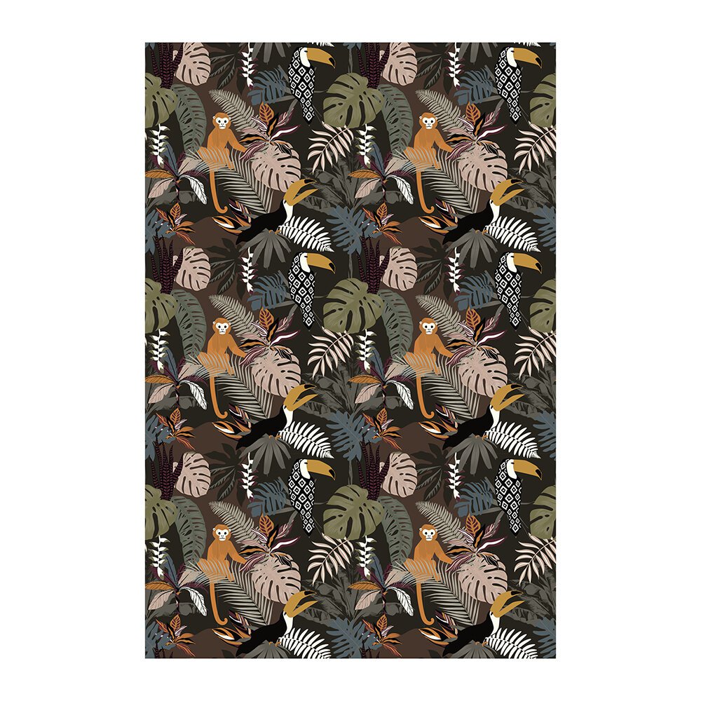 PODEVACHE - Jungle Monkey Floor Mat - 99x150cm