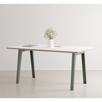 New Modern Rectangular table - / 160 x 95 cm - Laminate / 6 to 8 people by TIPTOE Grey