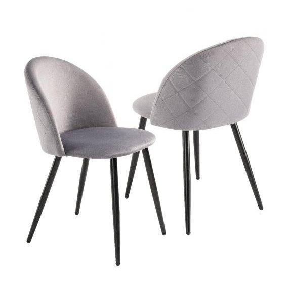 Lotus Dining Chair - Grey (Set of 4)