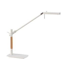 Mantra M4950 Phuket LED Table Lamp In Chrome, Beech And White