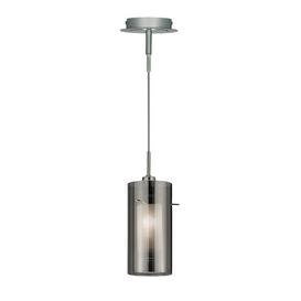 Searchlight 2301SM  Duo 2 Single Ceiling Pendant with Cylinder Shade