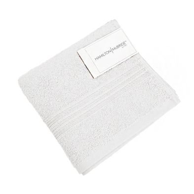 Hamilton McBride 70cm x 130cm White Bath Towel