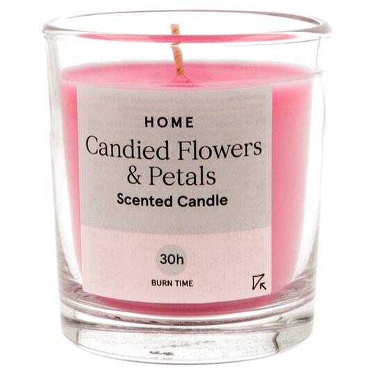 Tesco Scented Candle Candied Flowers & Petals