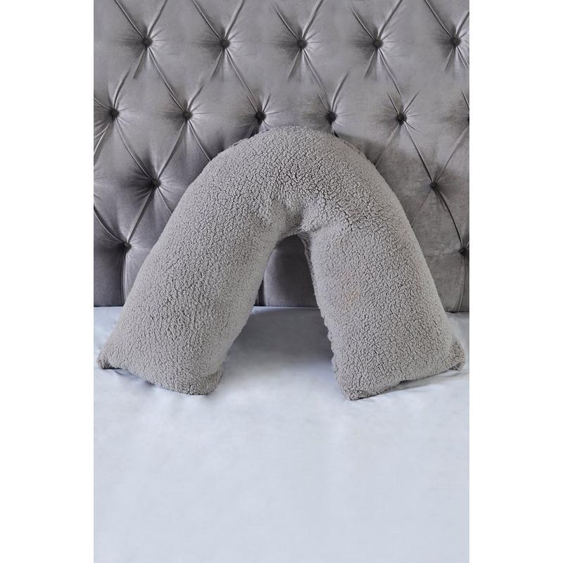 Fluffy Fleece Teddy V Shaped Pillow by Studio