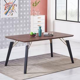 Cosmo LUX Dining Table Colour: Walnut