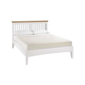Emily Bed Frame - King Size - Ivory and Oak