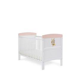Obaby Grace Inspire Cot Bed Rabbit - Pink, Pink