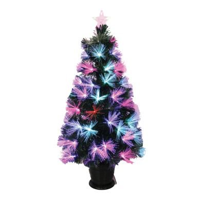 Artificial Christmas Tree 3ft - Animated Multicolour LEDs